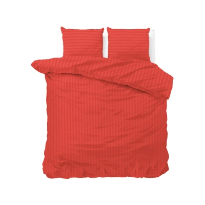 Afbeelding van Dekbedovertrek Dallas Lits jumeaux (240 x 200/220 cm ) Rood Koopjedeal.nl Altijd de beste deal