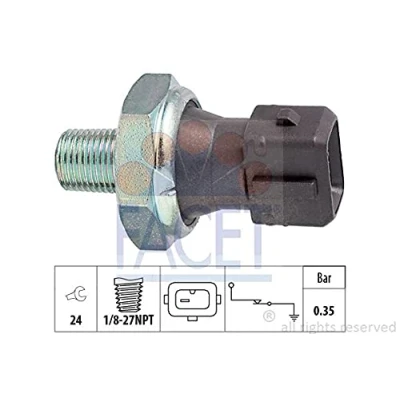 Afbeelding van FACET 7.0091 Oliedruksensor 1/8 27NPT Made in Italy OE Equivalent LAND ROVER: Discovery 1, HONDA: CIVIC 6 Hatchback
