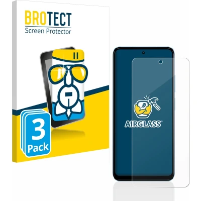 Afbeelding van BROTECT Screenprotector voor Xiaomi Redmi Note 12S Folie Beschermfolie Beschermglas transparant (3 Stuks)