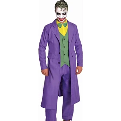 Afbeelding van Ciao Joker kostuum voor volwassenen, origineel DC Comics (maat L)