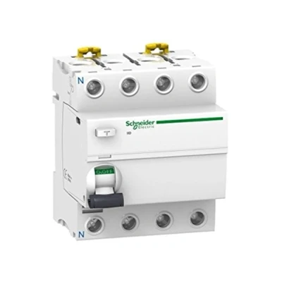 Afbeelding van Schneider Electric A9R16425 iID differentiaalschakelaar, klasse AC, 4P, 25A, 500mA, 73,5 mm x 72 91 mm, wit