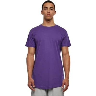 Afbeelding van Urban Classics Shaped LONG DO NOT USE Tshirt basic, Heren, Maat: Small, Ultra violet