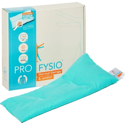 Afbeelding van Profysio Thermal Therapy &amp; Comfort Rechthoek Lijnzaadkussen Pittenzak met Lijnzaad Magnetron 20 x 40 cm