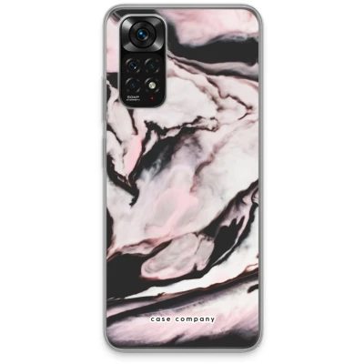Afbeelding van Case Company® hoesje geschikt voor Xiaomi Redmi Note 11 Roze stroom Soft Cover Telefoonhoesje Bescherming aan alle Kanten en Schermrand