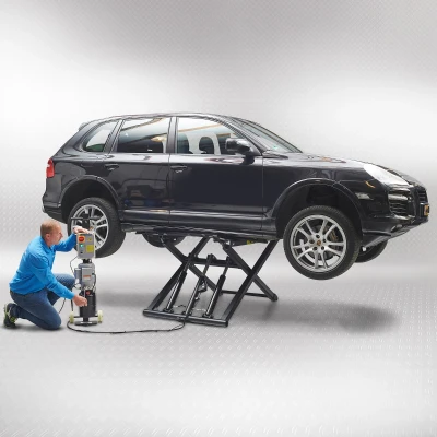 Afbeelding van Datona® Auto poetsbrug 230V Matzwart