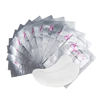 Image de Lunamoon 100 Paire Patchs pour Extensions de Cils Pads Eyelash Extension Lash Patch Under Eye Gel Patch(New girl)