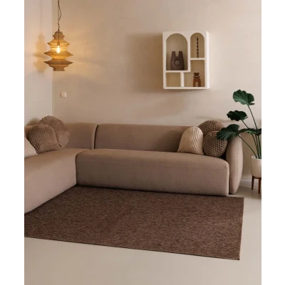 Afbeelding van Laagpolig Vloerkleed Lush Bruin 160x230 Cm