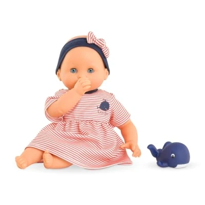 Afbeelding van Corolle Mijn eerste pop, Calypso badspeelgoed, met walvis, 30 cm, vanaf 18 maanden, 9000100860
