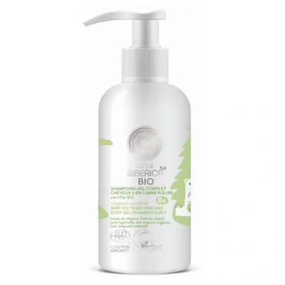 Afbeelding van Natura Siberica Little Organic 2 in1 Cry Free Shampoo Gel Voor Lichaam en Haar 250 ml