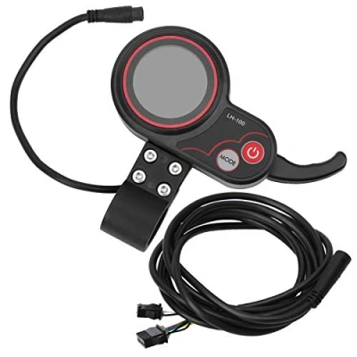 Afbeelding van Keenso Universele 2 in 1 versnellingsmeter voor scooter, 24 V, 36 48 60 handmatig bedieningspaneel e bike (48 V)