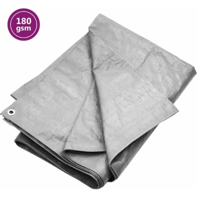 Afbeelding van Dekzeil 180 g/m 3x3 m HDPE grijs