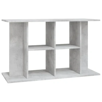 Afbeelding van vidaXL Aquariumstandaard 100x40x60 cm bewerkt hout betongrijs