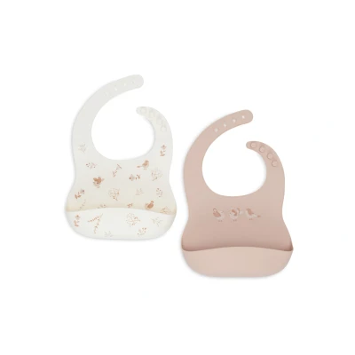 Afbeelding van Jollein Slab Siliconen Lovely Birds 2 Stuks