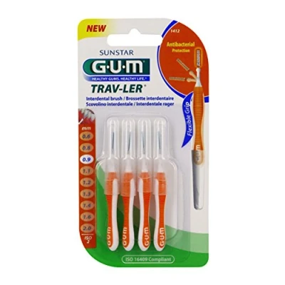 Afbeelding van Gum Trav Ler 4 Ragers Oranje 0.9mm