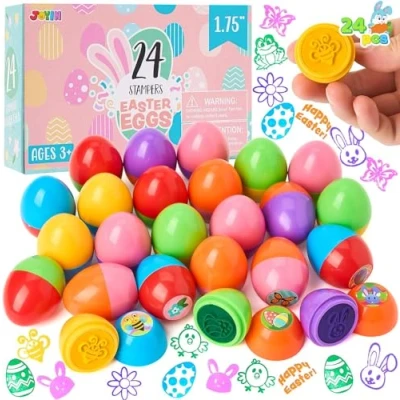 Afbeelding van JOYIN 24 Stück Stempelset, speelgoed voor Pasen Jagd spel, Thema Party, Stuff, paaskorb vulstoffen, paasmerk cadeau, klassieke prijs