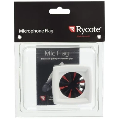 Afbeelding van Rycote Single Square White Mic Flag