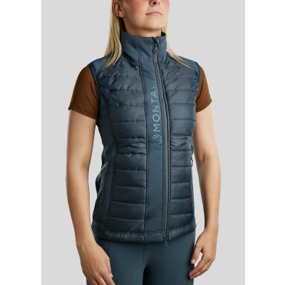 Image de Montar Gilet Sans Manches Emma Quilt Ardoise foncéVendu par Agradi