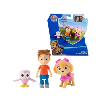 Afbeelding van PAW Patrol Speelfigurenset met 3 verzamelfiguren van Skye, Alex en het uiltje