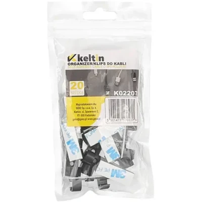 Afbeelding van 3M zelfklevende kabelclips 20 Stuks Kabelhouder Kabelbinders Kabel Organisator Keltin