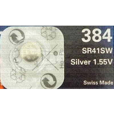 Afbeelding van Renata 384 SR41SW 1,55 V zilveroxide batterij