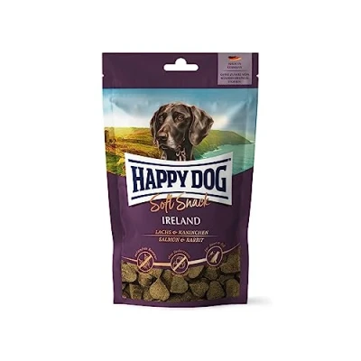 Afbeelding van Happy Dog Soft Snack 10x100g Ireland Lachs &amp; Kaninchen