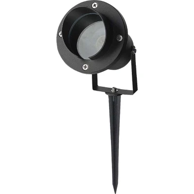Afbeelding van V TAC VT 7704 GU10 Buitenverlichting Prikspot Armatuur Zwart IP65