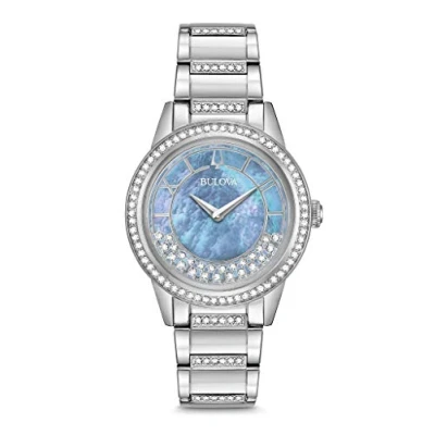 Afbeelding van Bulova Turnstyle 96L260 Horloge Staal Zilverkleurig Ø 32 mm