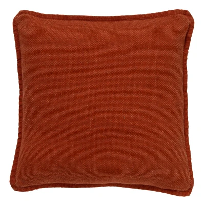 Afbeelding van Dutch Decor BOWIE Sierkussen 45x45 cm van gewassen katoen Potters Clay oranje