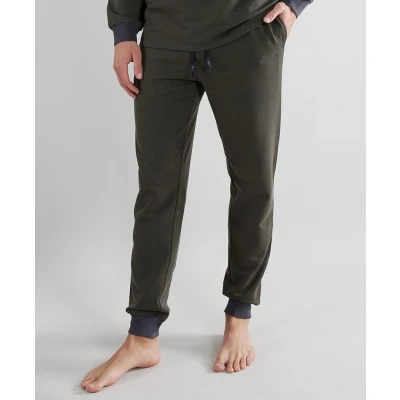 Afbeelding van Tom Tailor Pyjamabroek Effen Donker groen 52