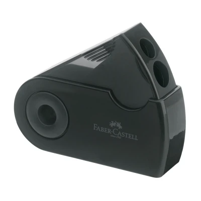 Image de Taille crayon 2 usages Faber Castell Sleeve Noir