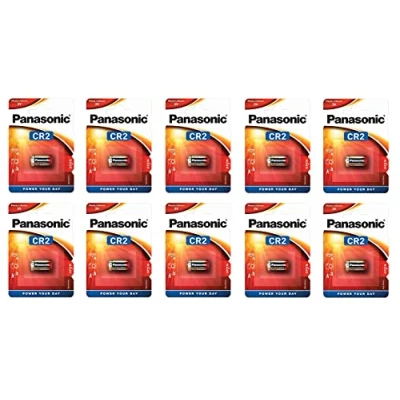 Afbeelding van Corp. Panasonic CR2 lithiumbatterij 3 V, blisterverpakking 1 x 10, doos met 10 blisters