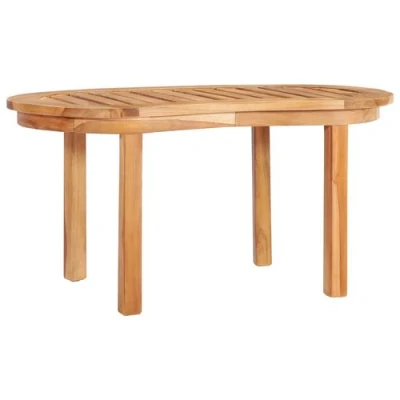 Afbeelding van Salontafel 90x50x45 cm massief teakhout