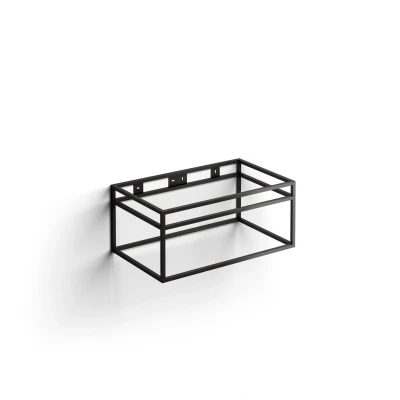 Afbeelding van Clou Frame Wash Me rvs kokerprof. 70 cm mat zwart poederlak