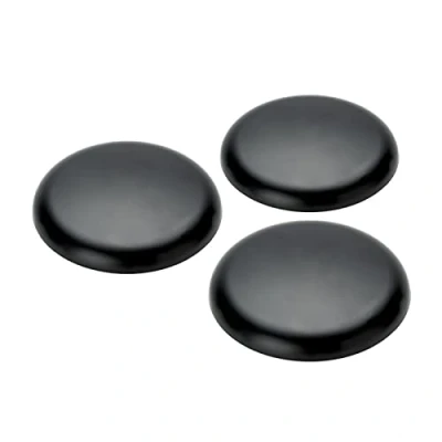 Afbeelding van 3 stuks verdeeldozen van pvc, extra plat, zwart, voor baldakijn, afwerking