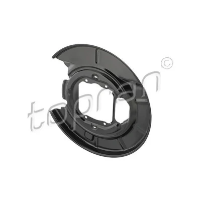 Afbeelding van TOPRAN 503 351 Stofplaat remschijf Achteras links BMW: 5 Touring