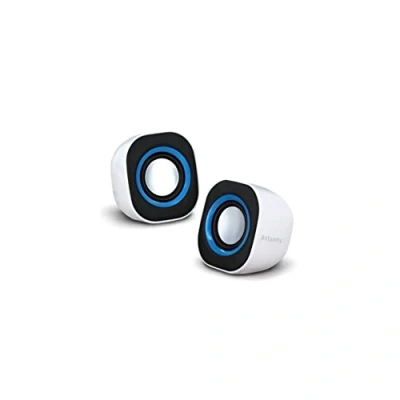 Image de Atlantis Linea Premium SoundPower 410 Haut parleurs pour PC 5 Watt (Totale) blanc