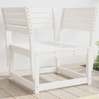 Afbeelding van Tuinstoel massief grenenhout wit