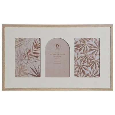 Afbeelding van Fotolijsten Home ESPRIT Beige Kristal Hout MDF Scandinavisch 39 X 2 24 cm