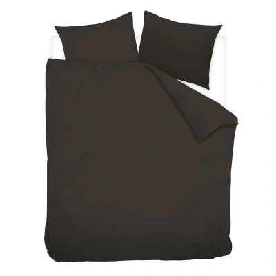 Afbeelding van Snoozing Sade Dekbedovertrek Tweepersoons 200x200/220 cm Zwart