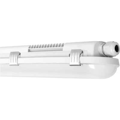 Afbeelding van LEDVANCE Damp Proof LED lamp voor vochtige ruimte vast ingebouwd 46 W Koudwit Grijs