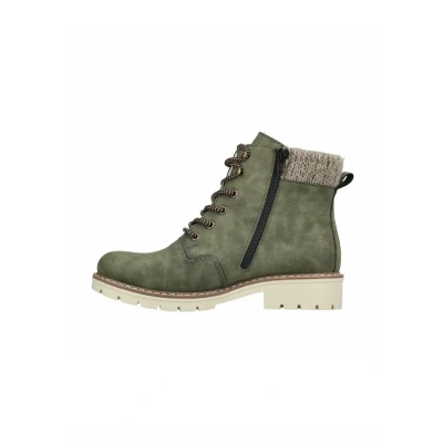 Afbeelding van Rieker Veterschoenen Hoog Groen Maat 37