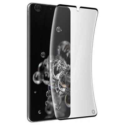 Afbeelding van Force Glass Onbreekbaar Glas geschikt voor Samsung Galaxy S20 Ultra Afgeschuind