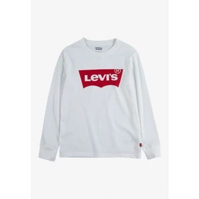 Afbeelding van Levi&#039;s Batwing TEE Longsleeve voor kinderen, Maat: 116, White