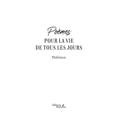 Image de Poèmes pour la vie de tous les jours