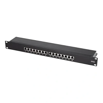 Afbeelding van LogiLink NP0076 16 poorten Patchpaneel 483 mm (19) CAT 6A 1 HE