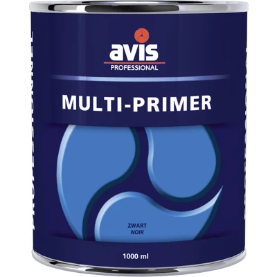 Afbeelding van Avis Multiprimer Zwart 0,5 liter Grondverf &amp; Primer