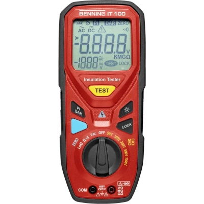 Afbeelding van Benning IT 100 Isolatiemeter 50 V, 250 500 1000 V 20 GΩ