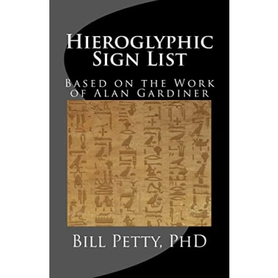 Afbeelding van Hieroglyphic Sign List