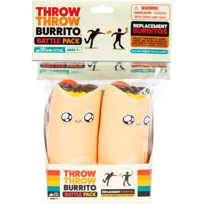 Afbeelding van Exploding Kittens 2 stuks vervangende burrito&#039;s voor dubbele Burrito compatibel met spel