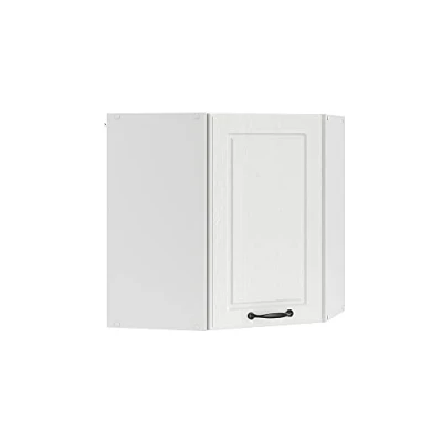 Afbeelding van Vicco Hoek hangkast R Line, Wit Landhuis/Wit, 57 cm